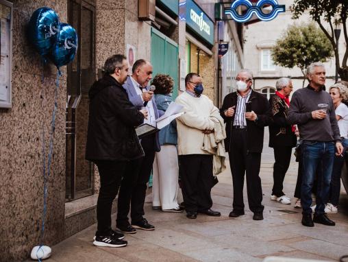 Círculo poético Ourensán Shopping night 2022